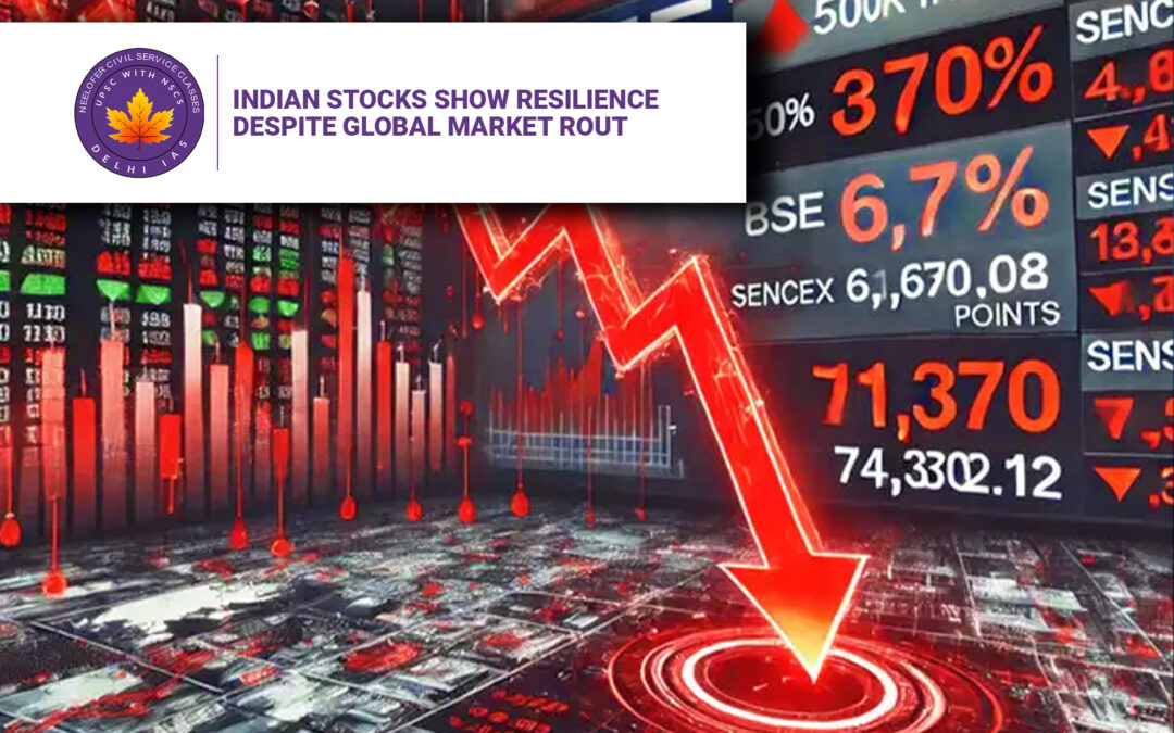 Indian Stocks Show Resilience Despite Global Market Rout