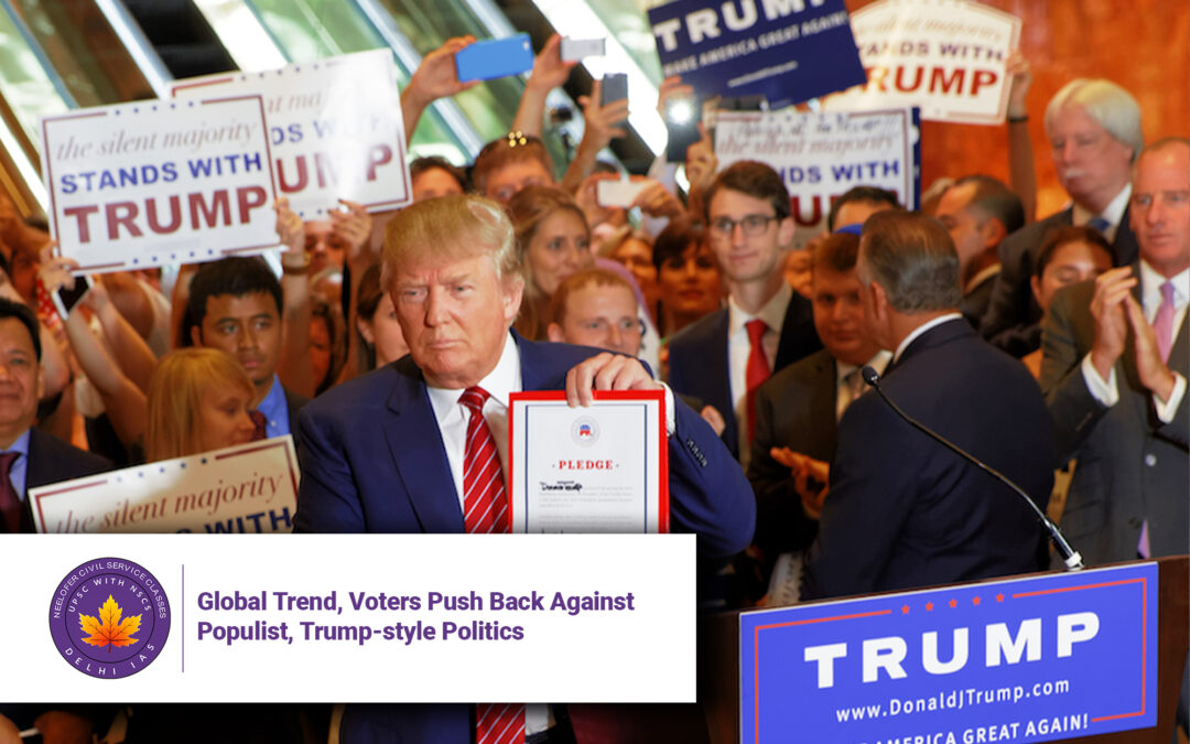 Global Trend, Voters Push Back Against Populist, Trump-style Politics