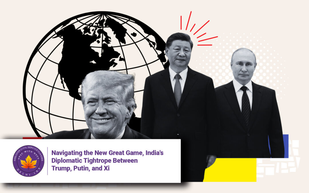 Navigating the New Great Game, India’s Diplomatic Tightrope Between Trump, Putin, and Xi