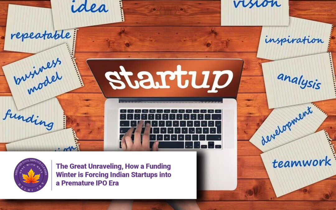 The Great Unraveling, How a Funding Winter is Forcing Indian Startups into a Premature IPO Era